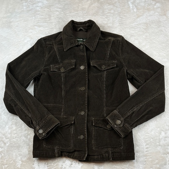 Eddie Bauer Jackets & Blazers - Eddie Bauer Dark Brown Corduroy Jacket